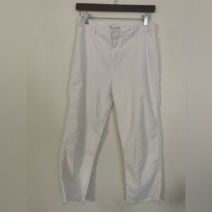 Frank and Eileene size 4 white soft linen pants